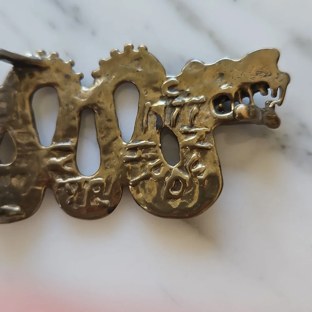 🐉HP🐉Vintage Ivar Hyden Dragon Belt Buckle 1977 - Picture 8 of 8